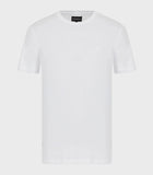 Emporio Armani 8N1D68 1JPZZ Logo T-Shirt - 100 White - Escape Menswear