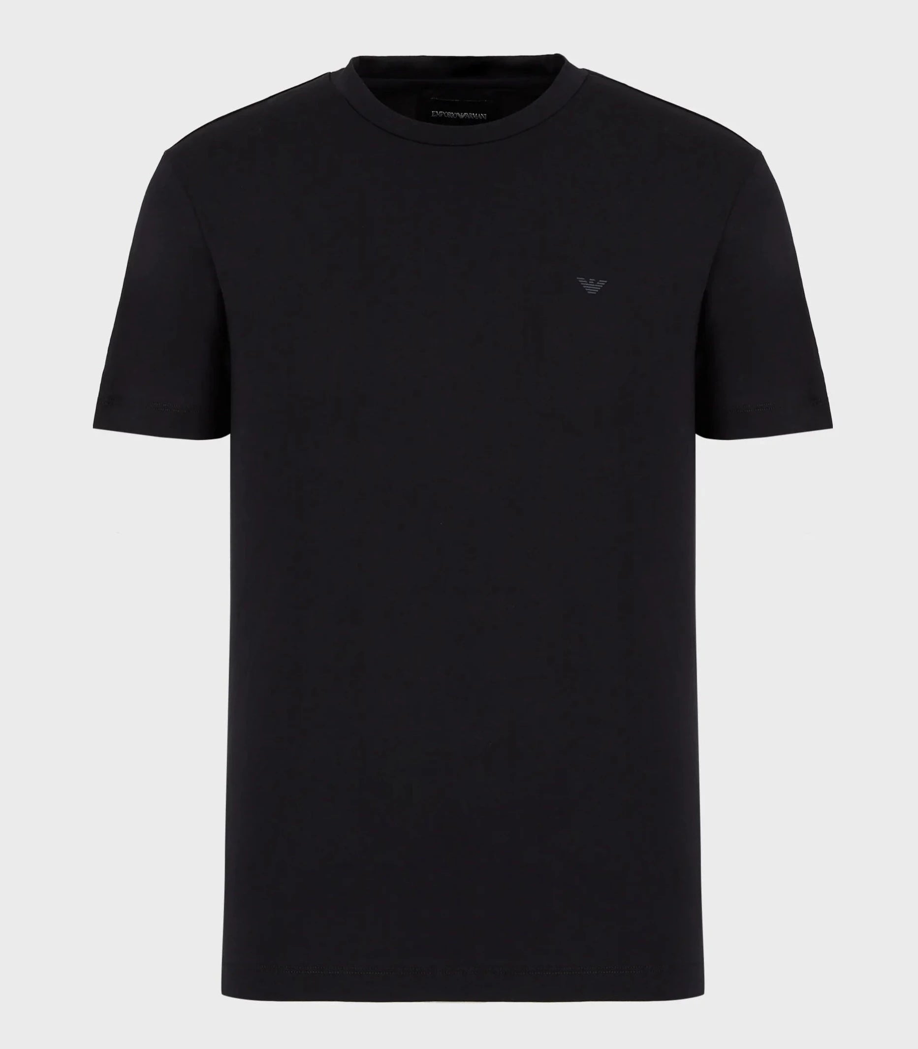 Emporio Armani 8N1D68 1JPZZ Logo T-Shirt - 920 Navy - Escape Menswear