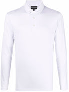 Emporio Armani 8N1F97 Polo Shirt - 100 White - Escape Menswear