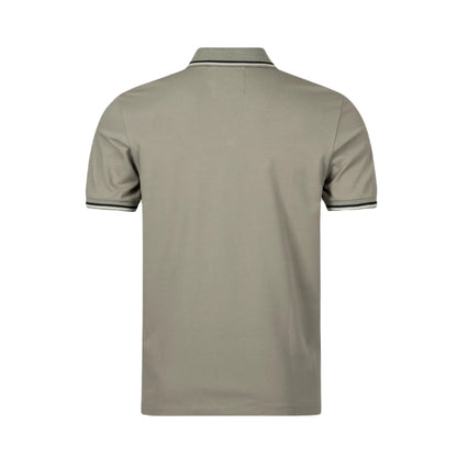 Emporio Armani 8N1FB3 Tip Polo Shirt - 606 Salvia - Escape Menswear