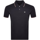 Emporio Armani 8N1FB3 Tip Polo Shirt - 920 Navy - Escape Menswear