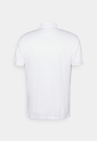 Emporio Armani 8N1FQ2 Polo T-Shirt - 100 White - Escape Menswear