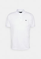 Emporio Armani 8N1FQ2 Polo T-Shirt - 100 White - Escape Menswear