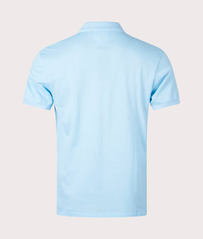 Emporio Armani 8N1FQ2 Polo T-Shirt - 781 Sky Blue - Escape Menswear