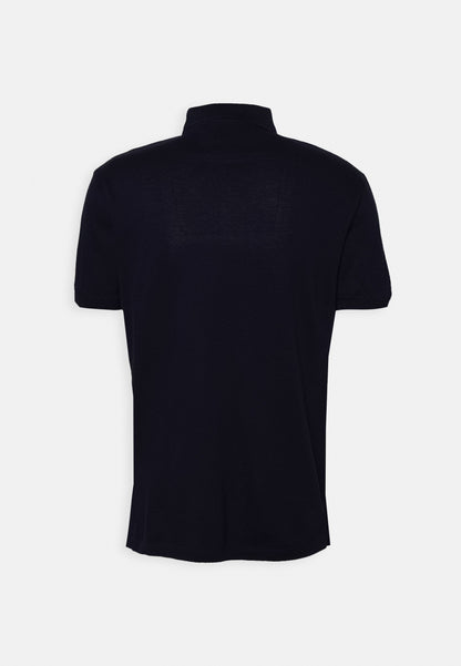 Emporio Armani 8N1FQ2 Polo T-Shirt - 999 Black - Escape Menswear