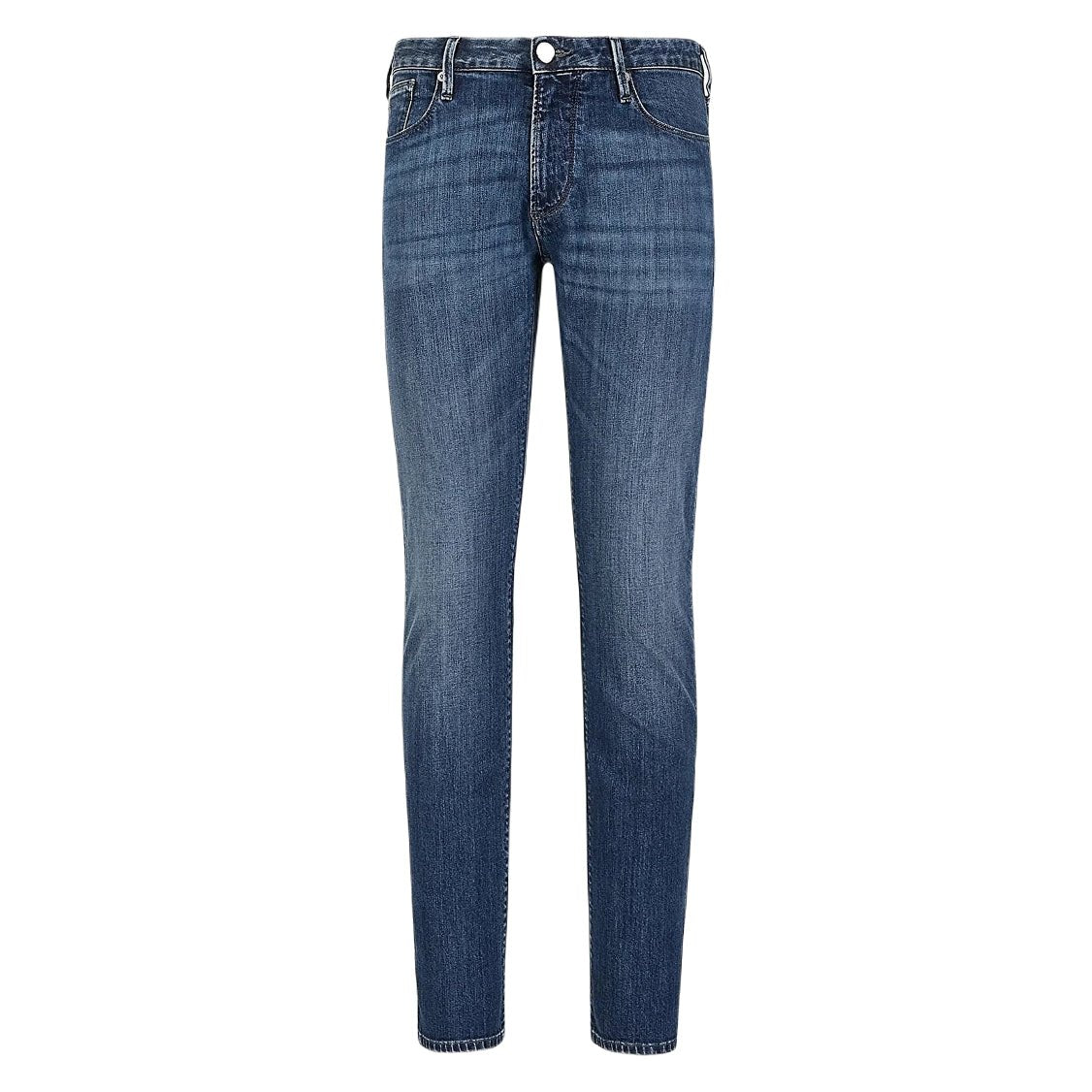 Emporio Armani 8N1J06 1D5QZ Slim Jeans - 0942 Mid Blu - Escape Menswear