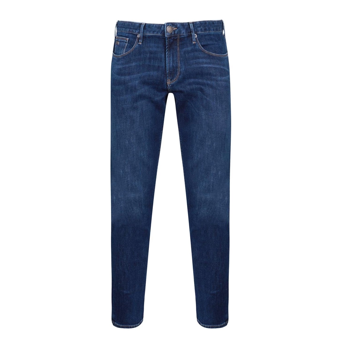 Emporio Armani 8N1J06 1G0LZ Slim Fit Jeans - 0942 Mid Blue - Escape Menswear