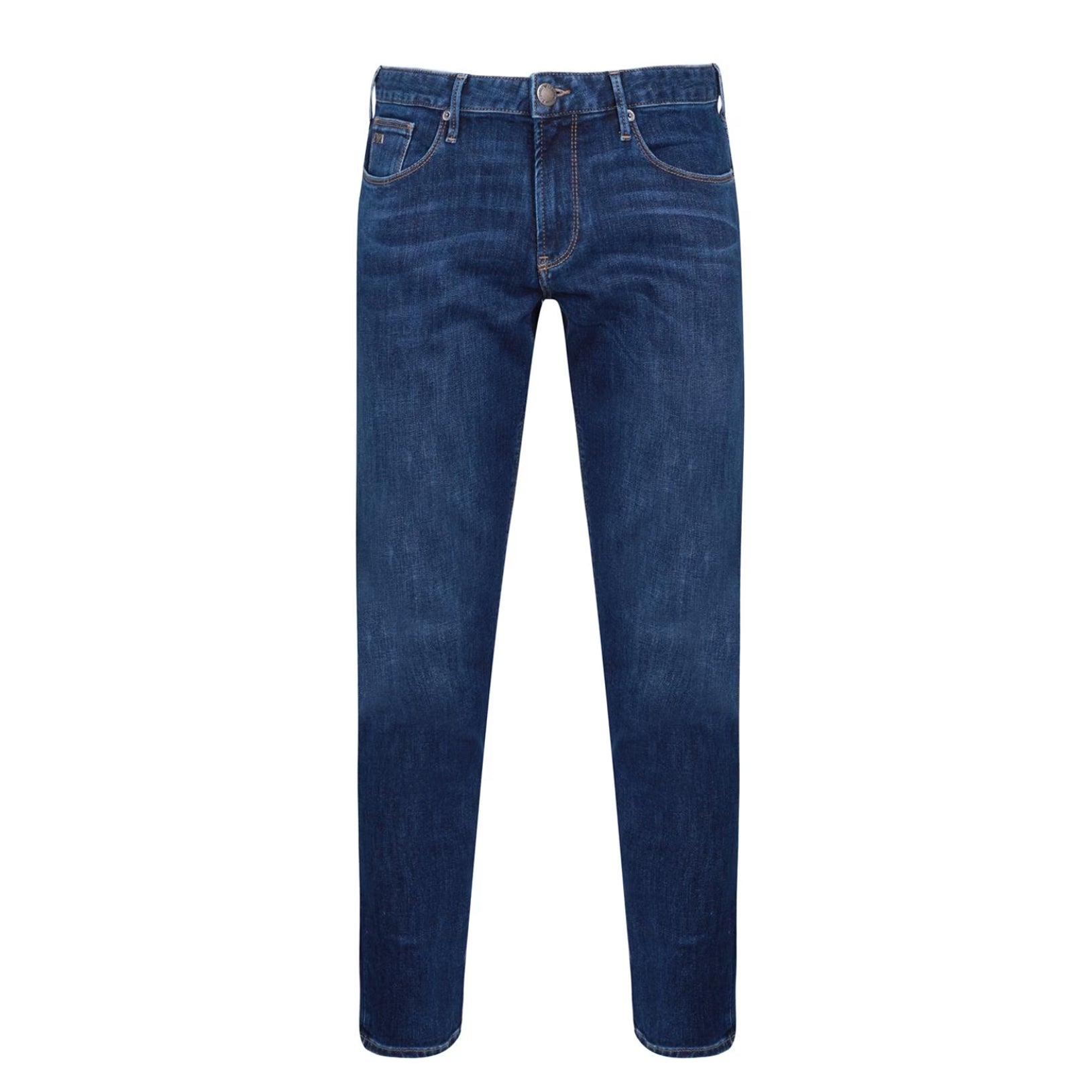Emporio Armani 8N1J06 1G0LZ Slim Fit Jeans - 0942 Mid Blue - Escape Menswear