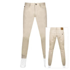 Emporio Armani 8N1J06 1GN0Z Slim Fit Chinos - 0142 Beige - Escape Menswear