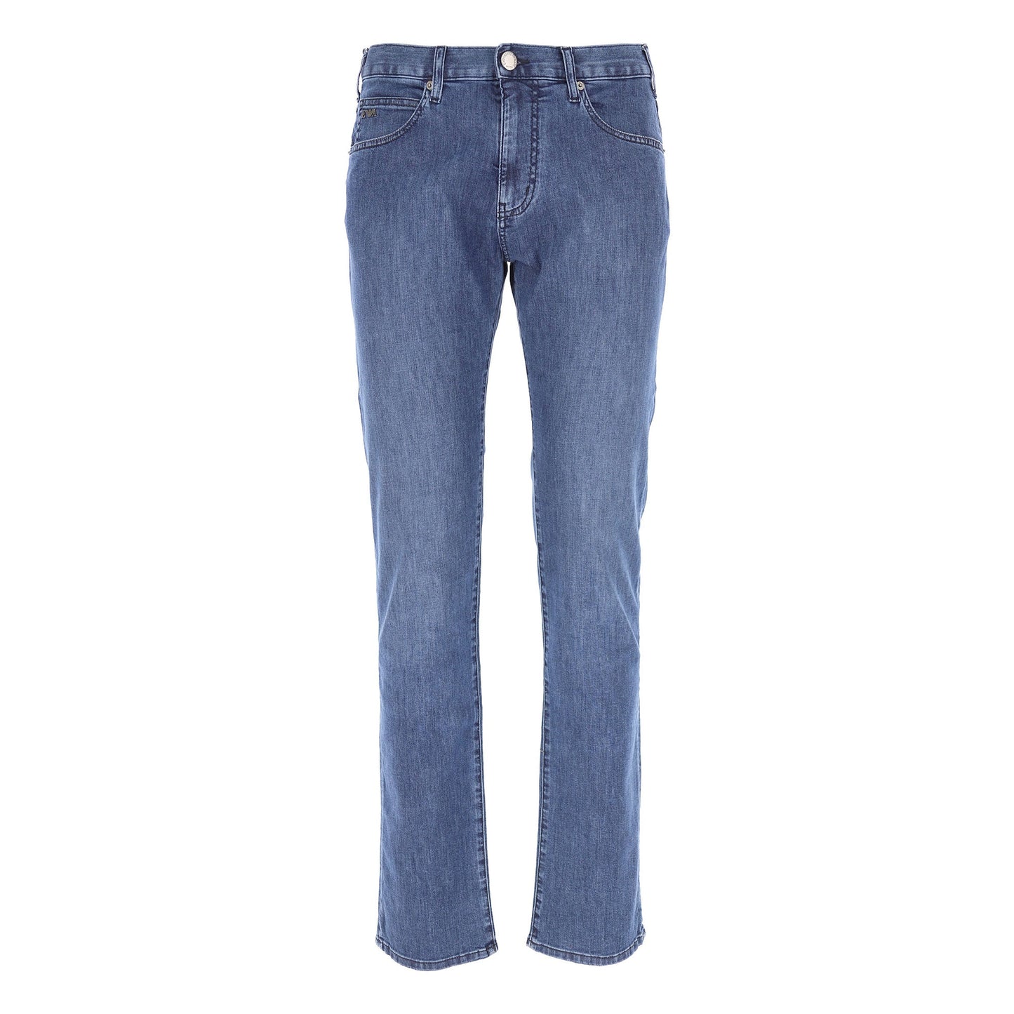 Emporio Armani 8N1J45 1D85Z Regular Fit Jeans - 0942 Blue Ch - Escape Menswear