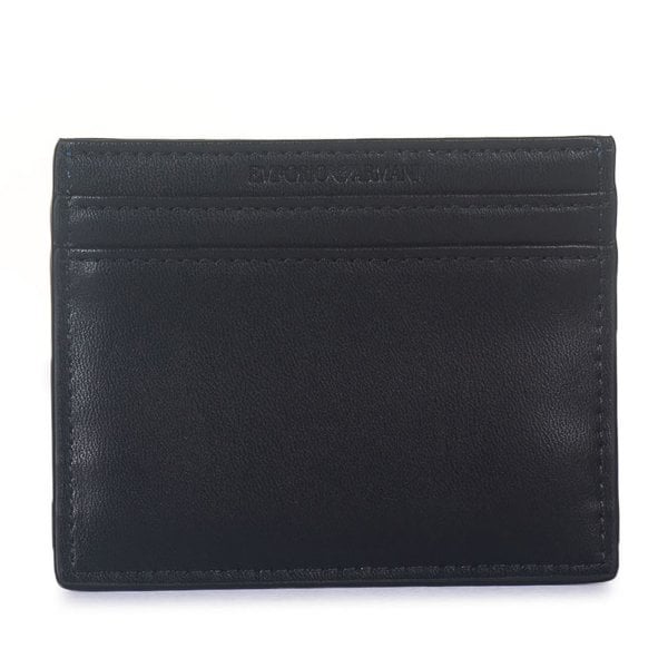 Emporio Armani Card Holder - 81072 Black - Escape Menswear