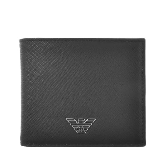 Emporio Armani Card Holder Wallet - Black - Escape Menswear