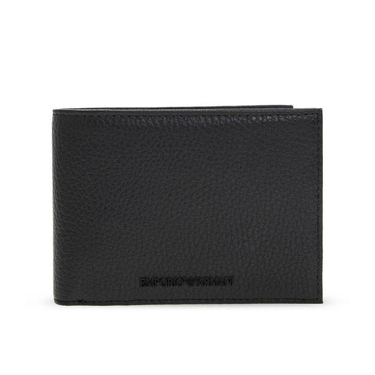 Emporio Armani Horizontal-Design Wallet - Black - Escape Menswear