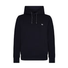 Emporio Armani Logo Patch Hoodie - 920 Navy - Escape Menswear