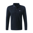 Emporio Armani Long Sleeve Polo - 920 Navy - Escape Menswear