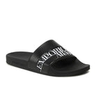 Emporio Armani XVPS02 Logo Sliders - 022 Black - Escape Menswear