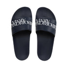 Emporio Armani XVPS02 Logo Sliders - 285 Navy - Escape Menswear