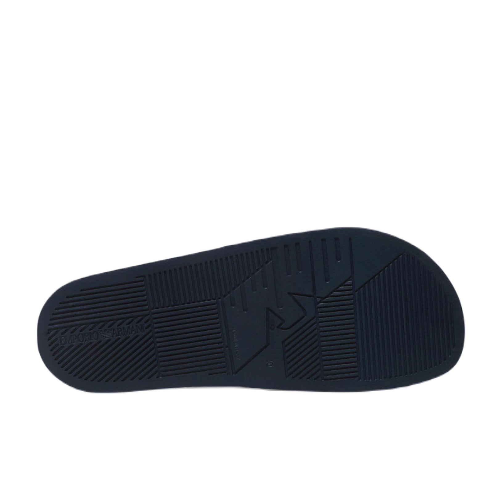 Emporio Armani XVPS02 Logo Sliders - 285 Navy - Escape Menswear