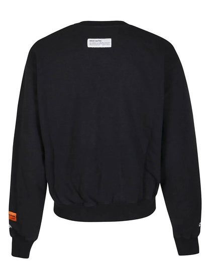 Heron Preston Split Heron Sweatshirt - Black - Escape Menswear