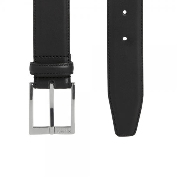 Hugo Boss C-Ellotyo Leather Belt - Black - Escape Menswear