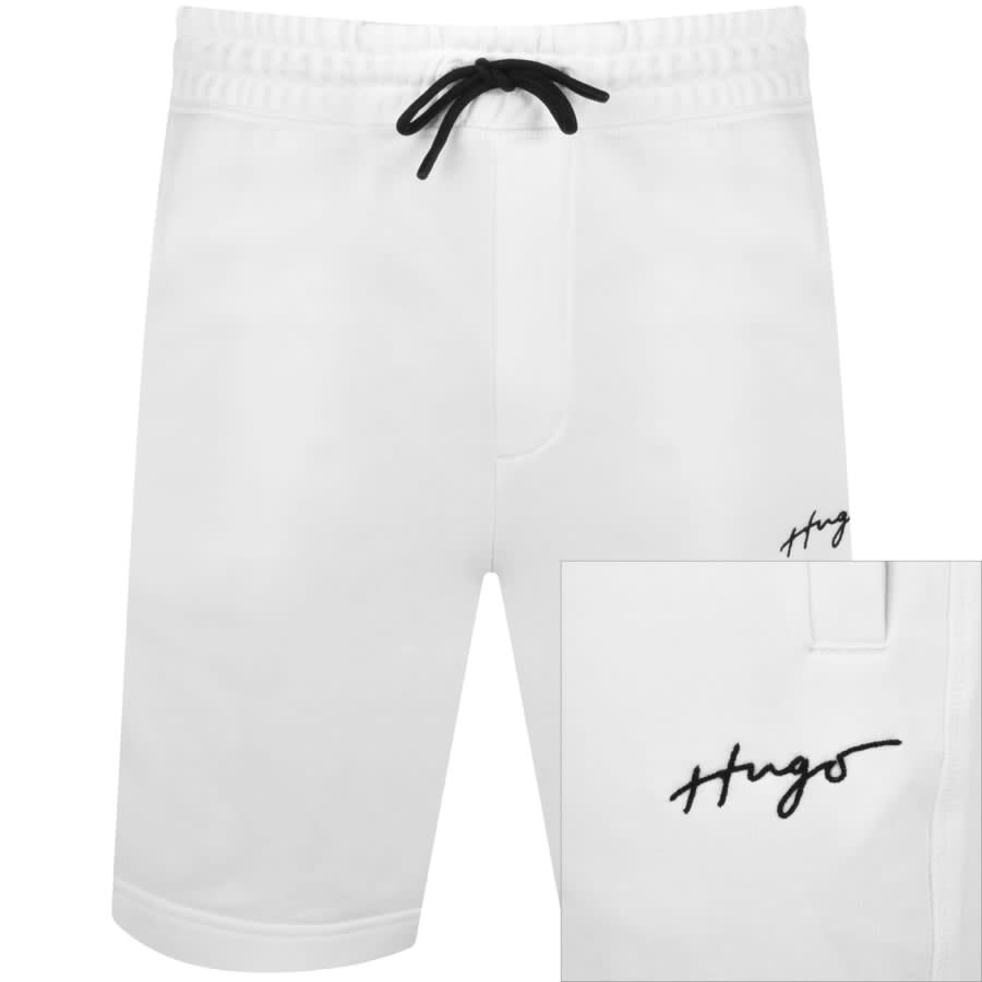 HUGO Dampinas Shorts - 127 White - Escape Menswear