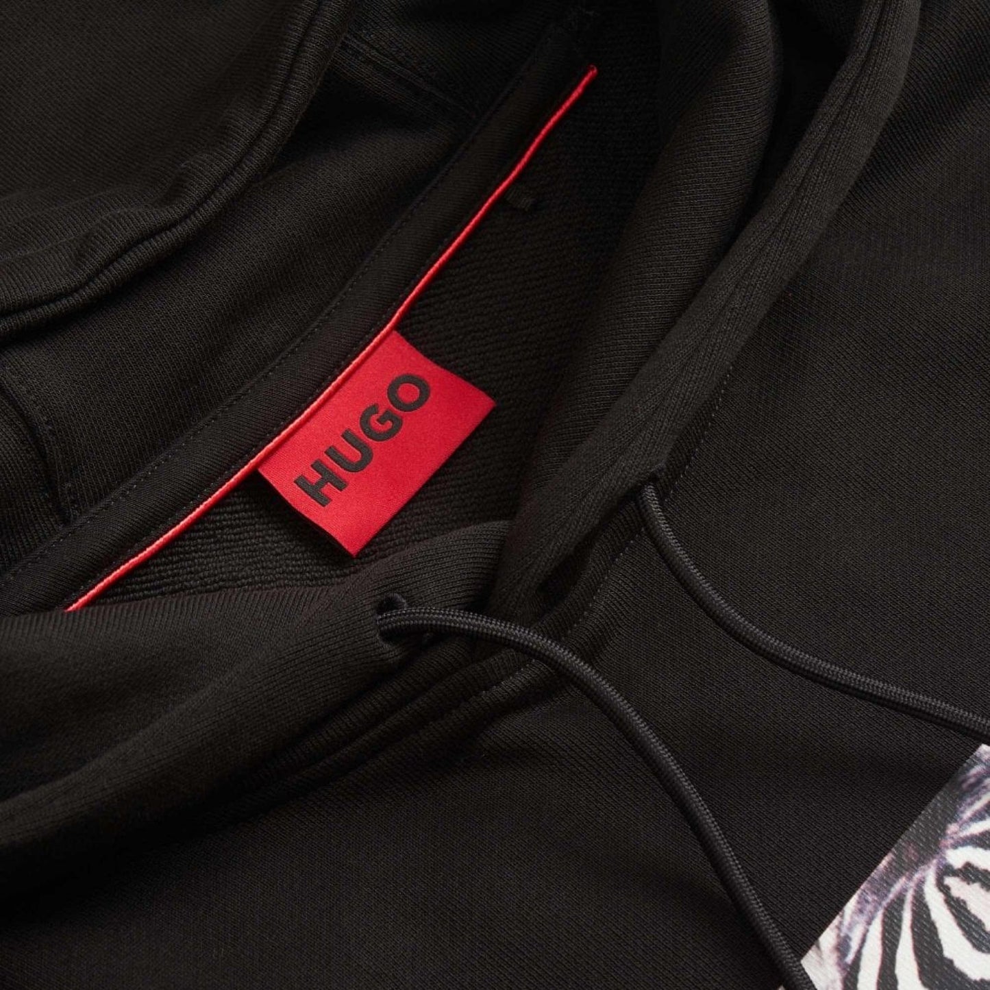 Hugo Debras Hoodie - 001 Black - Escape Menswear