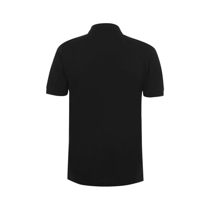 HUGO Dereso 232 Polo T Shirt - 001 Black/Red - Escape Menswear