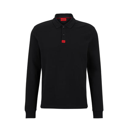 HUGO Deresolo222 Polo Shirt - 001 Black - Escape Menswear