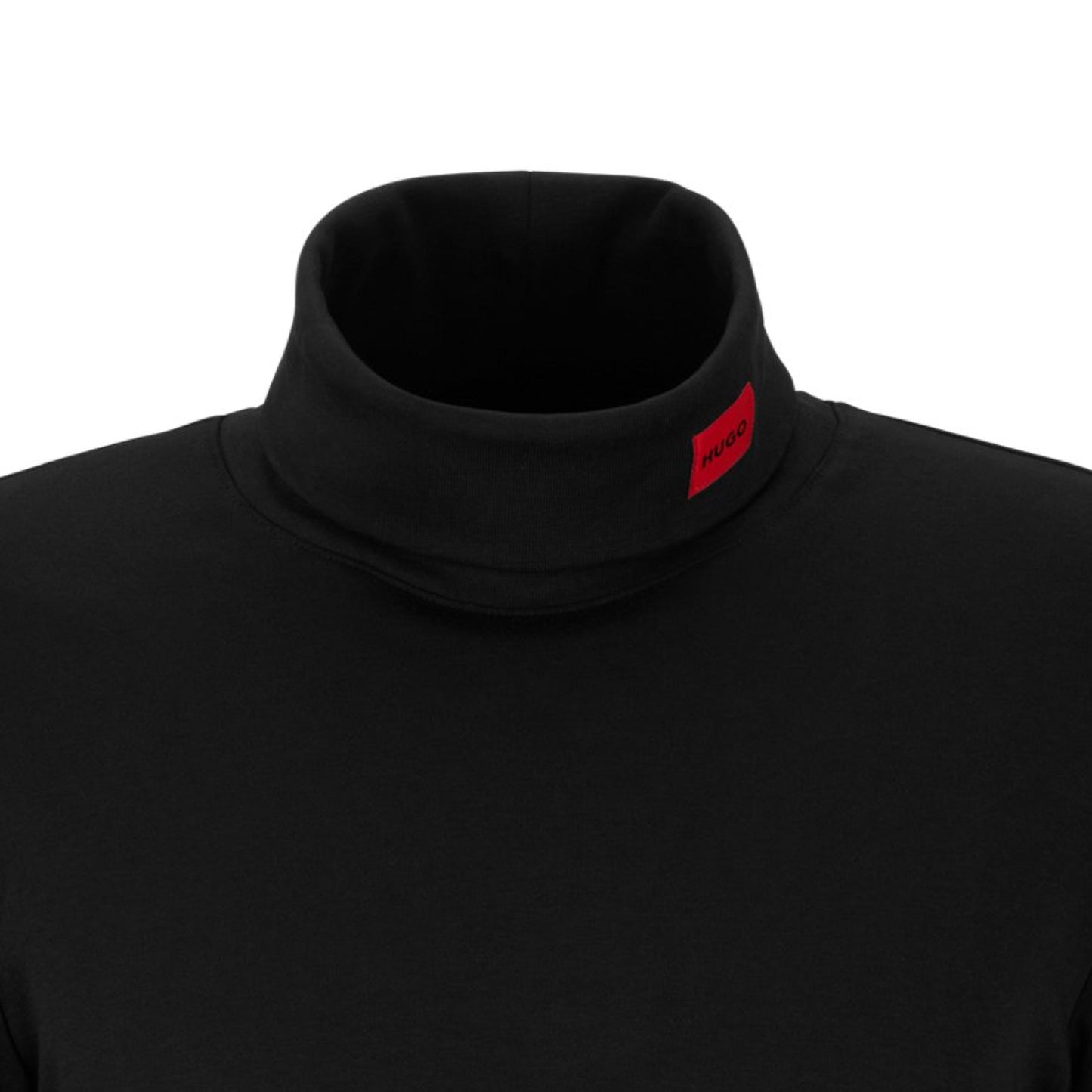 Hugo Derollo Roll-neck - 001 Black - Escape Menswear