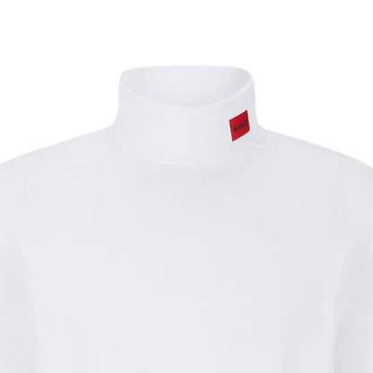 Hugo Derollo Roll-neck - 100 White - Escape Menswear