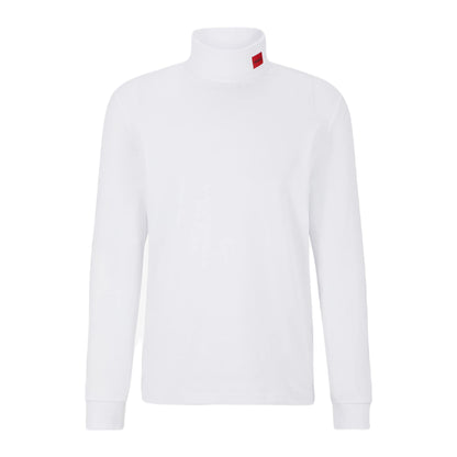 Hugo Derollo Roll-neck - 100 White - Escape Menswear