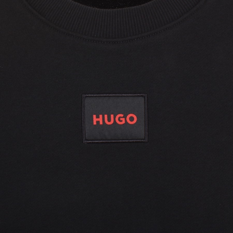 HUGO Diragol212 Sweatshirt - 007 Black - Escape Menswear
