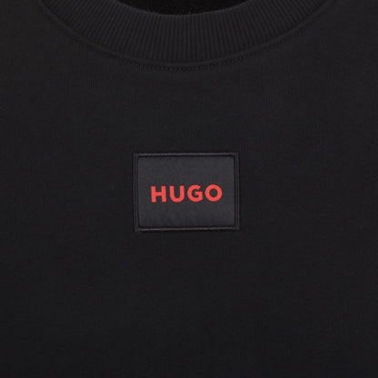 HUGO Diragol212 Sweatshirt - 007 Black - Escape Menswear