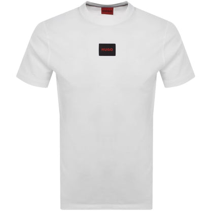 HUGO Diragolino 212 T-Shirt - 127 Off White - Escape Menswear