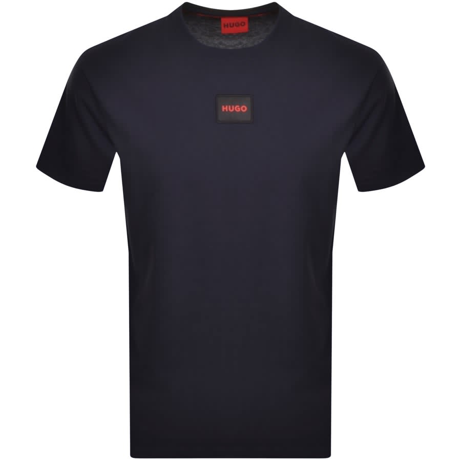 HUGO Diragolino 212 T-Shirt - 407 Navy - Escape Menswear