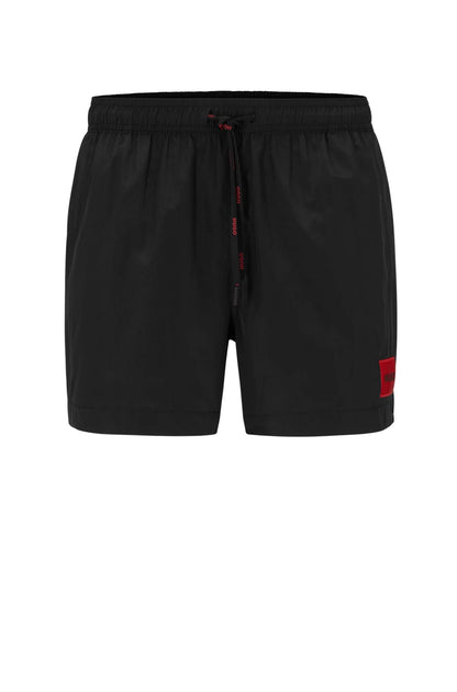 HUGO Dominica Swim Shorts - 001 Black - Escape Menswear