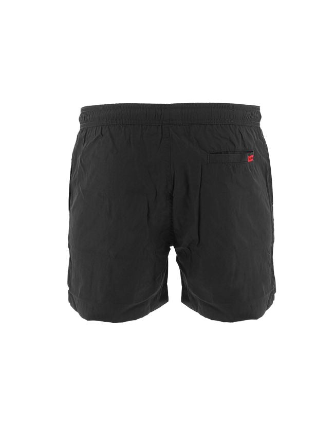 HUGO Dominica Swim Shorts - 001 Black - Escape Menswear