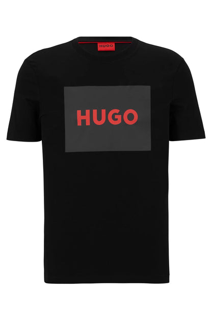 HUGO Dulive222 T-Shirt - 007 Black - Escape Menswear