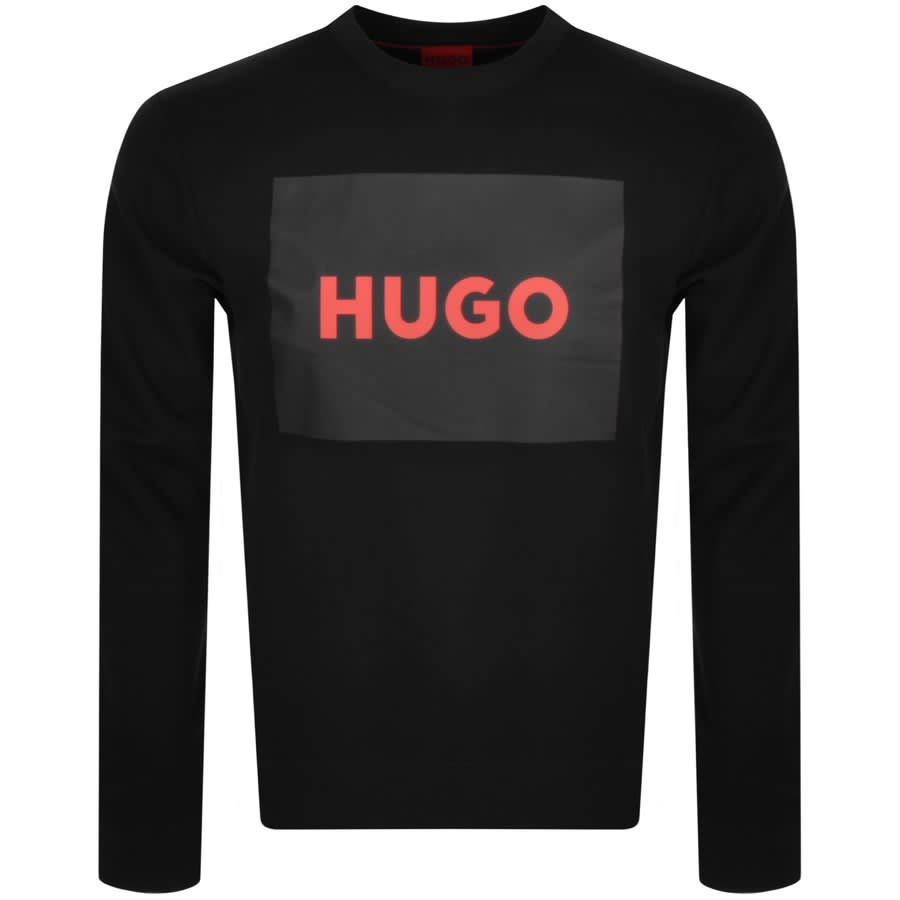 HUGO Duragol 222 Sweatshirt - 007 Black - Escape Menswear