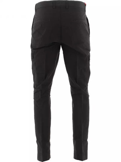 HUGO Glian 214D Pant - 001 Black - Escape Menswear