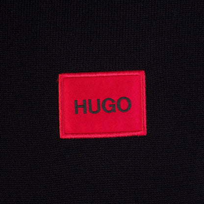 Hugo San Cassius Knit - 001 Black - Escape Menswear