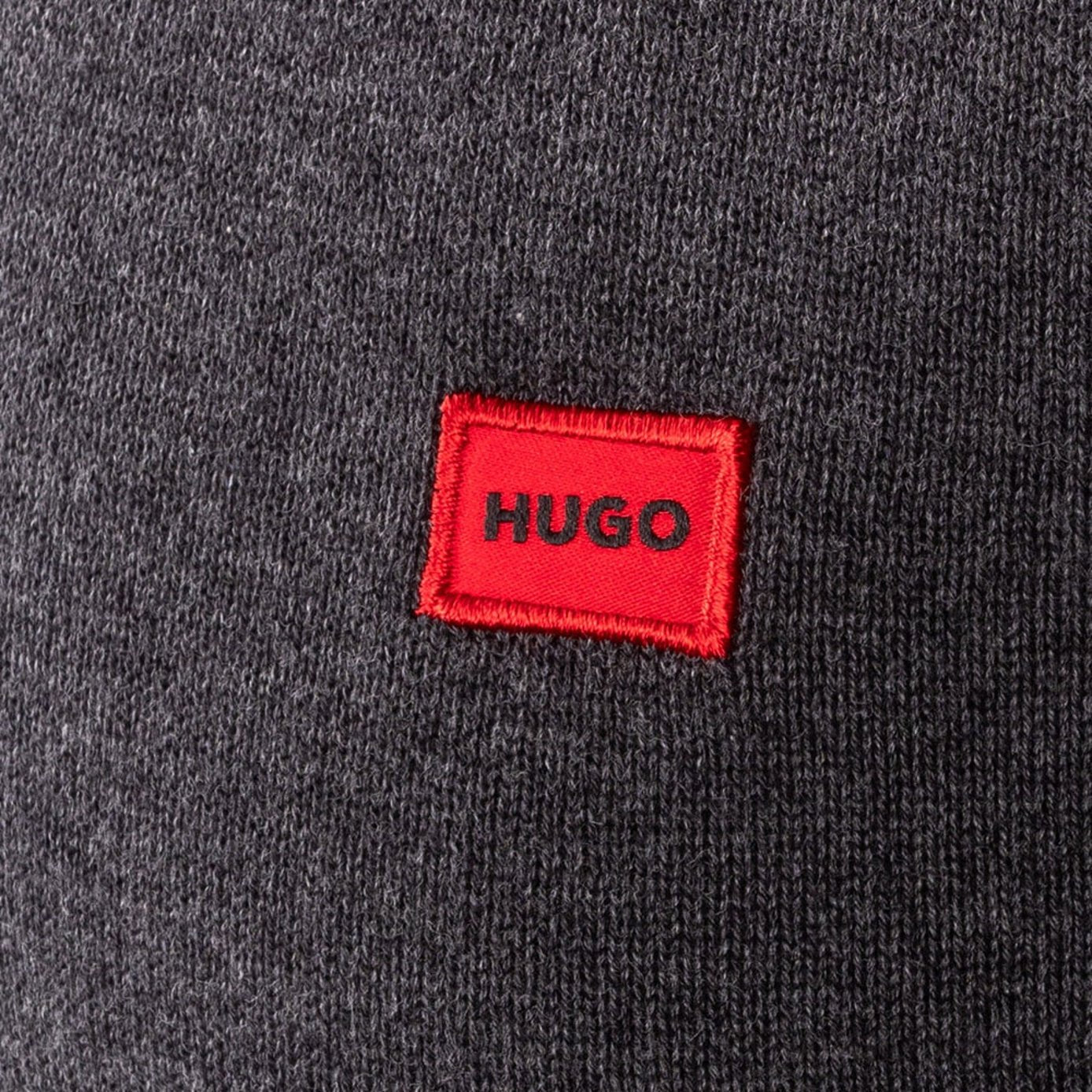 Hugo San Cassius Knitwear - 023 Dark Grey - Escape Menswear