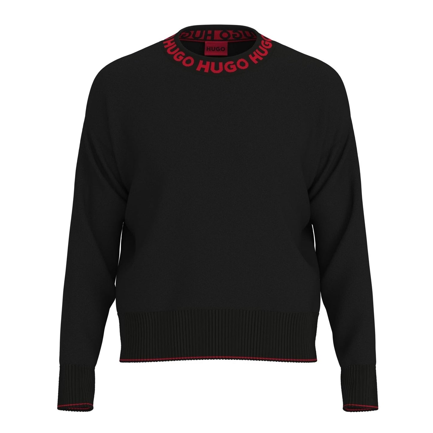 Hugo Smarlo Sweater - 001 Black - Escape Menswear