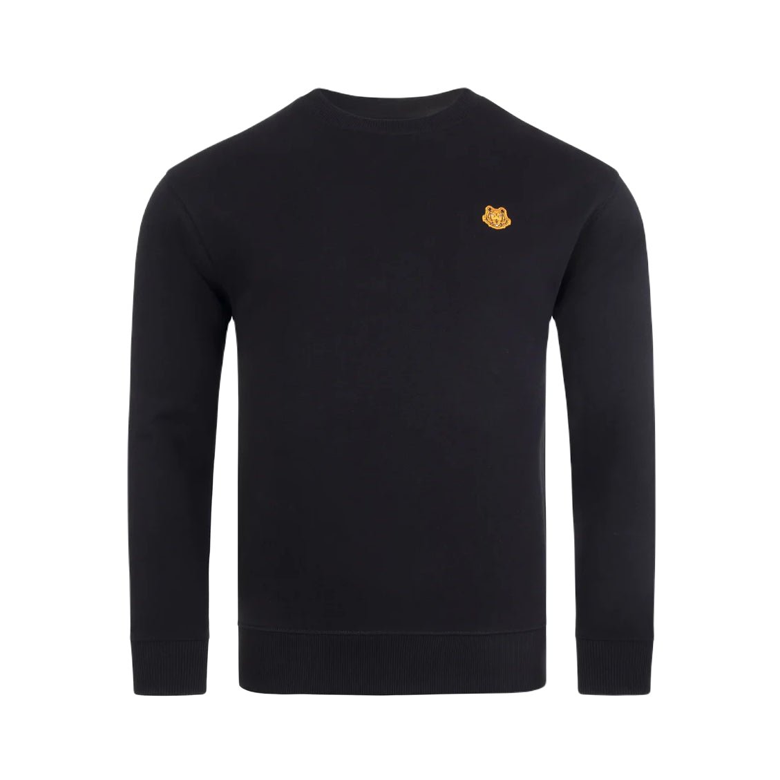 Kenzo Tiger Crest Knitwear Sweatshirt - 99 Black - Escape Menswear