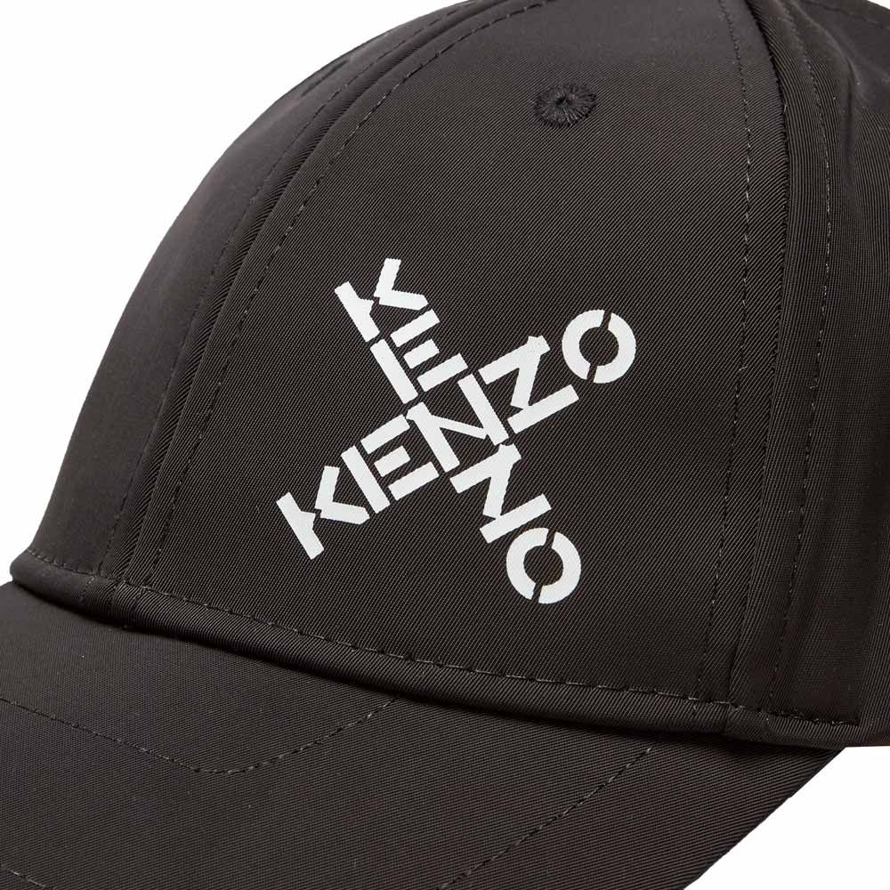 Kenzo X Logo Cap - 99G Black - Escape Menswear