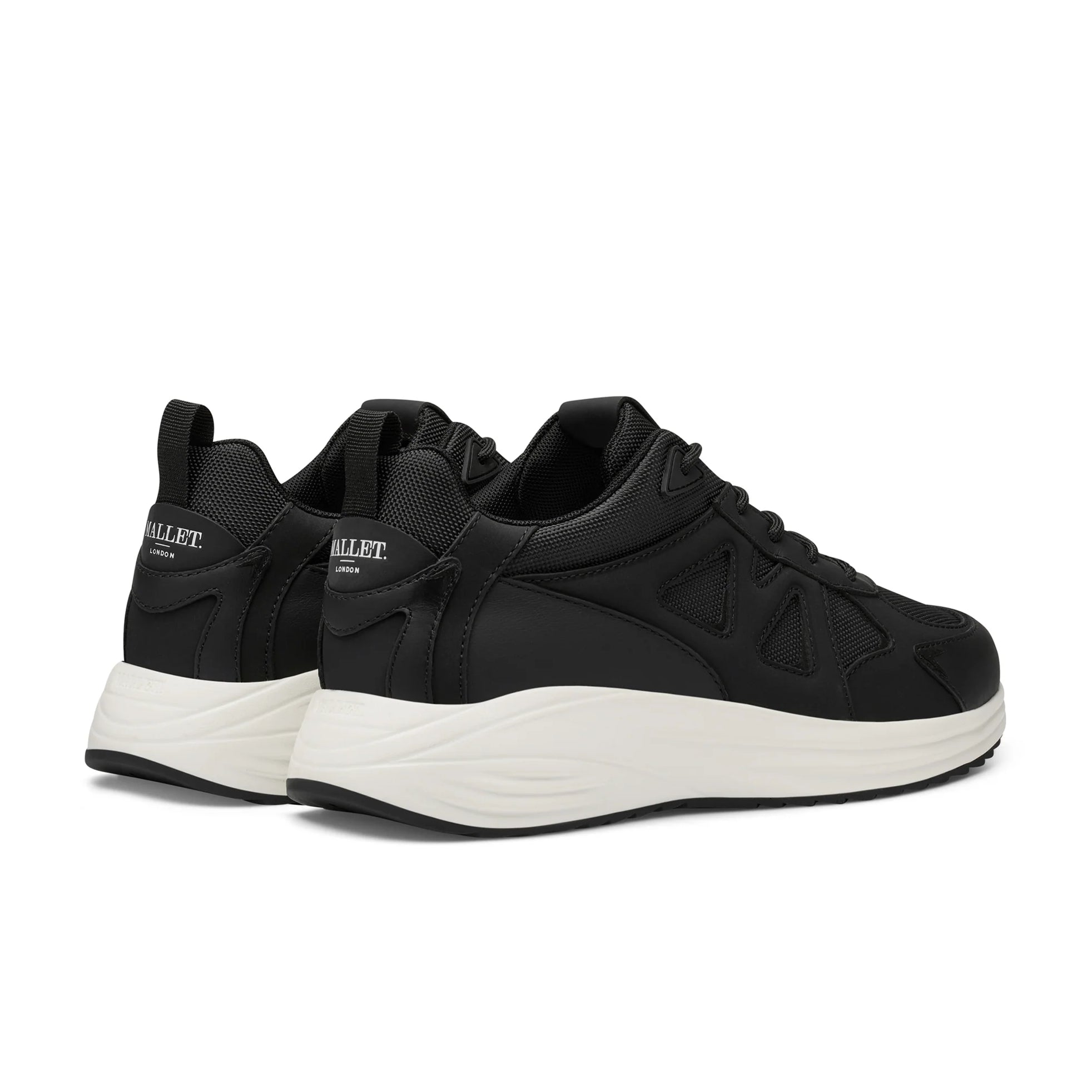 Mallet Angel Trainers - Black Suede - Escape Menswear