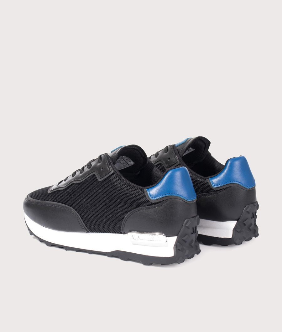 Mallet Caledonian Trainers - Electric Blue Tab - Escape Menswear