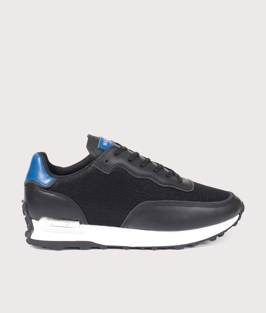 Mallet Caledonian Trainers - Electric Blue Tab - Escape Menswear