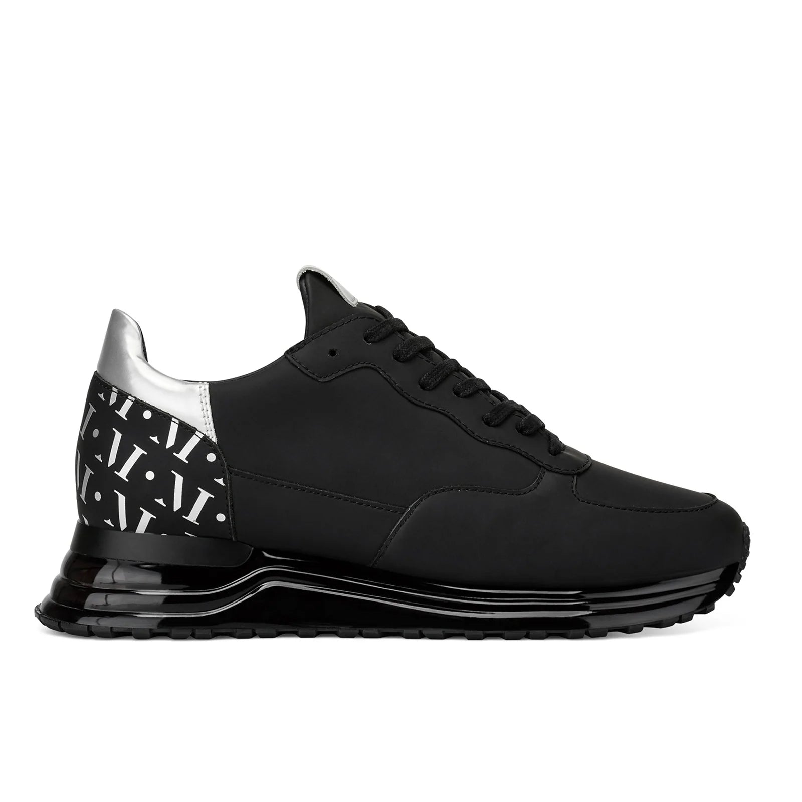 Mallet Popham Gas Trainers - Midnight Silver Tab - Escape Menswear