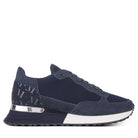 Mallet Popham Suede Trainers - Navy - Escape Menswear